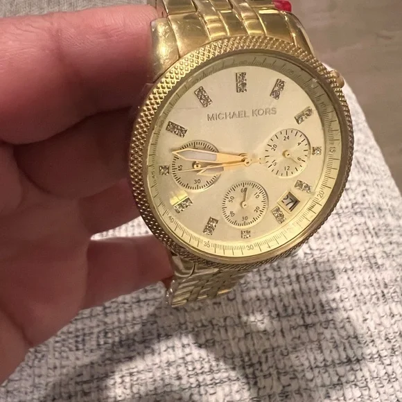 Michael Kors Radiant Gold Chronograph Watch Michael Kors Ritz Chronograph Watch MK7530 main image 4